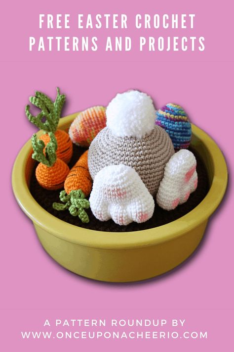 Crochet Easter Plushies, Easter Egg Crochet Patterns Free Easy, Easter Crochet Amigurumi, Easter Crochet Patterns Free Bunny, Easy Easter Crochet Patterns Free, Amigurumi Easter Free Pattern, Crocheted Easter Items, Easter Basket Crochet Patterns Free, Crochet Easter Free Pattern