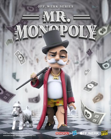 Mr Monopoly, Designer Toys Vinyl, Street Fighter Tekken, Dog Reading, Zelda Anime, Monopoly Man, Go Wallpaper, Disney Pop, Weta Workshop