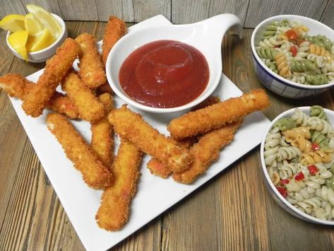 Crispy Fried Crab Sticks Recipe Sauce For Crab Legs Dipping, Fried Crab Sticks Recipe, Fried Crab, Crab Sticks, Fried Chicken Cutlets, Crab Stick, Chicken Schnitzel, Pan Fried Chicken, Chicken Slices