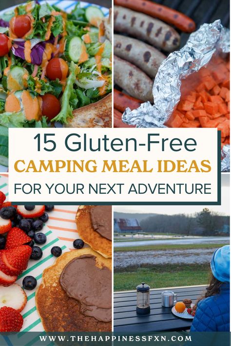 Gluten Free Camping, Camping Meal Ideas, Camping Meal, Camping Snacks, Camping Breakfast, Camping Dinners, Easy Camping Meals, Camping Guide, Campfire Cooking