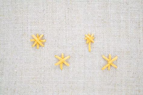 Surface Embroidery, Crewel Embroidery Tutorial, Brazilian Embroidery Stitches, Embroidery Stitch, Embroidery Transfers, Embroidery Patterns Vintage, Learn Embroidery, Star Embroidery, Brazilian Embroidery