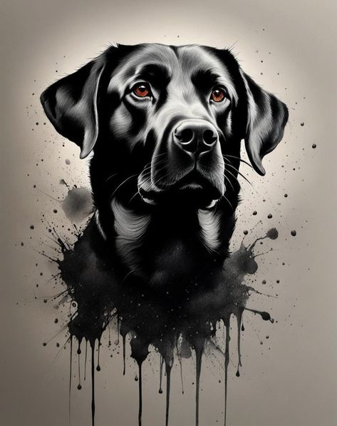 Splash Art Portrait of Black Lab 🐶 Follow for more ❤️ #instagram #insta #viral #posts #trendingposts #explorepage #portraits #blacklab #ai #aiart #aiartcommunity #midjourney #nightcafe #labrador #cute #animal #animalart @nightcafestudio Follow For More Instagram, Drawing Dogs, Splash Art, Black Lab, Art Portrait, Follow For More, Animal Art, Labrador, Lab