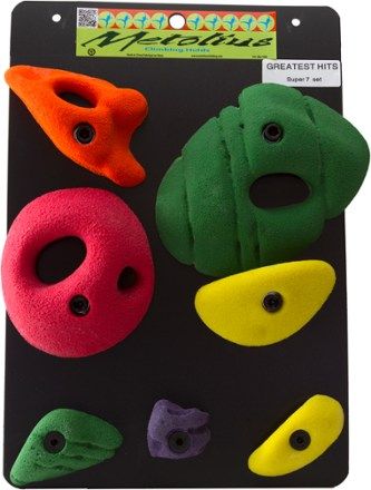 Climbing Holds: Rock Climbing Wall Holds | REI Co-op Climbing Wall Holds, Climbing Design, Rock Climbing Holds, Climbing Holds, Rock Climbing Wall, Chalk Bags, Animal Crafts For Kids, Kids' Bag, Screws And Bolts