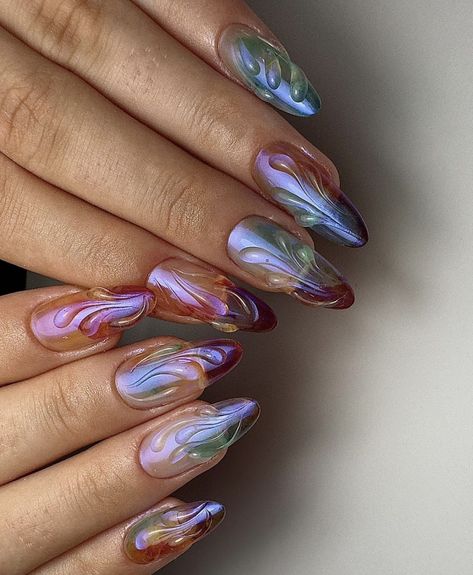 Hairstyles Wallpaper, Aqua Nails, Chrome Nail Art, Chrome Nail, Dope Nail Designs, Nails Only, Soft Nails, Fire Nails, Dream Nails