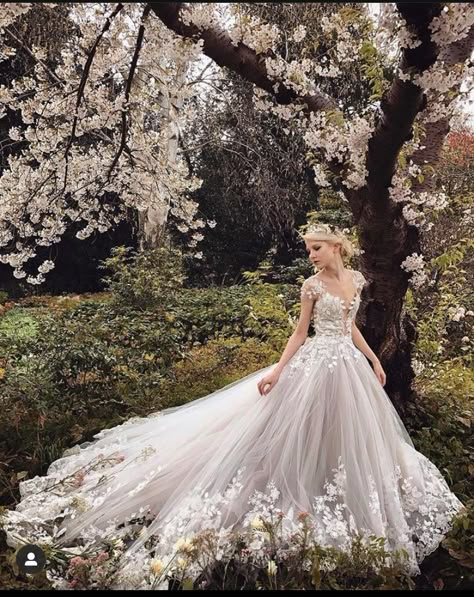 Fairy Wedding Dress, Enchanted Forest Wedding, Enchanted Wedding, Fairy Wedding, Fantasy Wedding, Dream Wedding Ideas Dresses, Fantasy Gowns, A Wedding Dress, Fairytale Dress