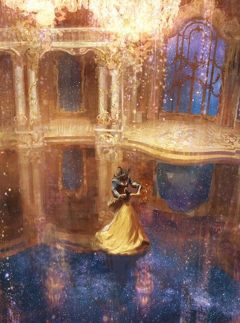 Beauty And The Beast Art, Drawing Disney, Images Disney, Fotografi Vintage, Disney Princess Wallpaper, Art Disney, Disney Beauty And The Beast, Pinturas Disney, Disney Aesthetic