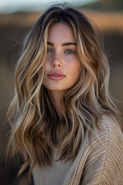 31 Best Brunette Summer Hair Color Ideas To Try Brunette Summer Hair Color, Brunette Summer Hair, Brown Hair Color With Blonde Highlights, Summer Hair Color Ideas, Rambut Brunette, Blonde Hair Transformations, Subtle Highlights, Hair Color And Cut, Summer Hair Color