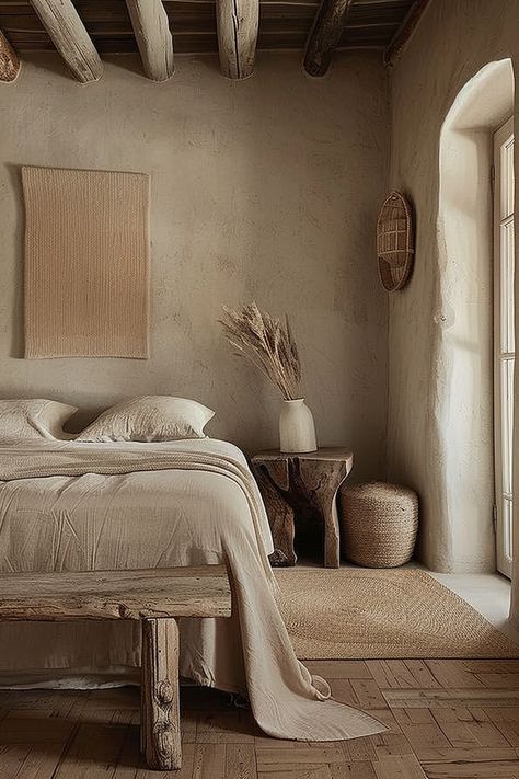 Wabi Sabi Bedroom: Serene Simplicity - Quiet Minimal