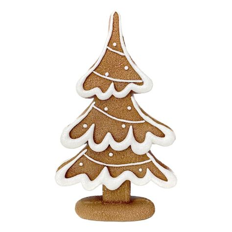 Gingerbread Lane Gingerbread Christmas Tree, 10" Biscuit Christmas Tree, Biscuit Tree, Christmas Tree Table Decor, Tree Table Decor, Christmas Indoor Decor, Christmas Tree Table, Gingerbread Christmas Tree, Gingerbread Crafts, Gingerbread Christmas Decor