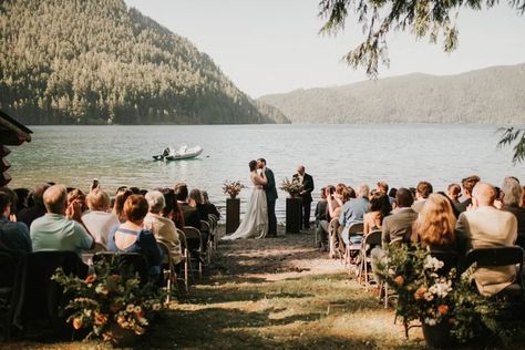 NatureBridge at Olympic National Park Wedding Venue Port Angeles WA… Labor Day Wedding, Nature Bridge, Lake Crescent, Wedding Nature, Summer Camp Wedding, Team Photography, Port Angeles, Camp Wedding, Ceremony Seating