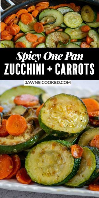 A no-fail dinner side, this Weeknight Spicy Zucchini and Carrot Recipe is super simple to make, and loaded with flavor. Simply toss some fresh veggies with a few herbs and spices, cook them over low heat, then caramelize them at the end for an easy and healthy side dish you can pull together on a busy weeknight. Carrots Zucchini Recipes, Zucchini Slow Cooker Recipes, Carrots And Zucchini Side Dishes, Zucchini And Carrot Recipes, Spicy Zucchini, Carrots And Zucchini, Boil Carrots, Oven Roasted Carrots, Carrots Side Dish