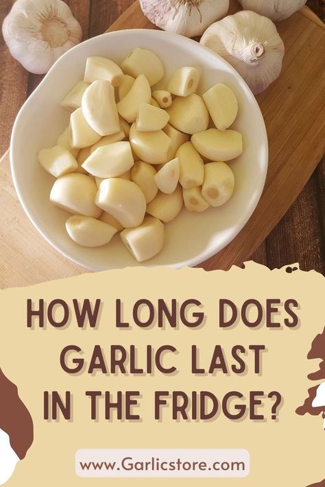 garlic-last-in-the-fridge Store Garlic, How To Store Garlic, Garlic Oil, Garlic Bulb, Garlic Recipes, How To Store, Chopped Garlic, Vegetable Sides, Fresh Garlic