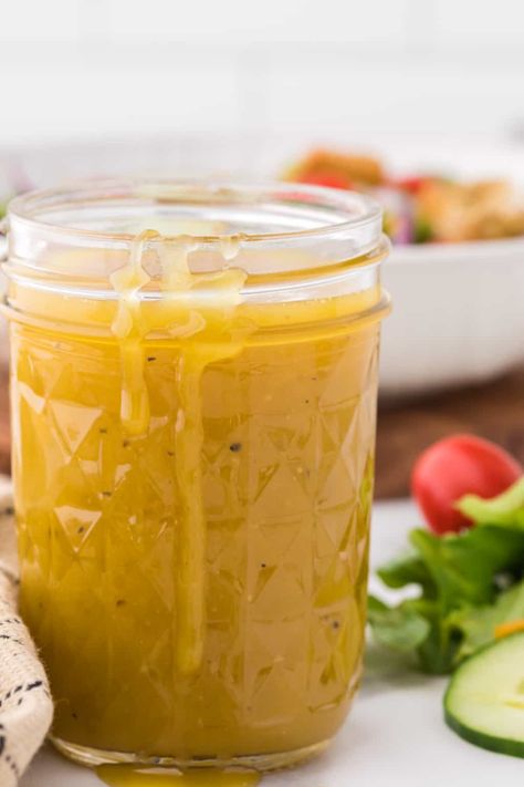 Honey Mustard Vinaigrette Recipe - Rachel Cooks® Homemade Honey Mustard Dressing, Easy Homemade Salad Dressing, Honey Mustard Salad Dressing, Mustard Salad Dressing, Easy Salad Dressing Recipes, Honey Mustard Recipes, Homemade Honey Mustard, Mustard Vinaigrette, Honey Mustard Vinaigrette