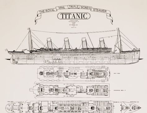 Deck Plan, Floating City, Ghost Ship, Rms Titanic, Deck Plans, A Night To Remember, A Ship, Second Life, Titanic