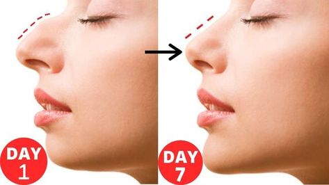 Make Nose Smaller, Face Massage Anti Aging, Face Massage Techniques, Beauty Tips In Hindi, Small Nose, Chest Congestion, Slimmer Face, Face Exercises, Anti Aging Face