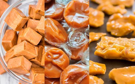 The Difference Between Caramel, Butterscotch and Toffee Butterscotch Toffee, Butterscotch Caramel, Kitchen Knowledge, Butterscotch Recipes, Popcorn Recipes Easy, Pumpkin Pie Ice Cream, Caramel Pears, Bread Pudding With Apples, Veggie Recipe