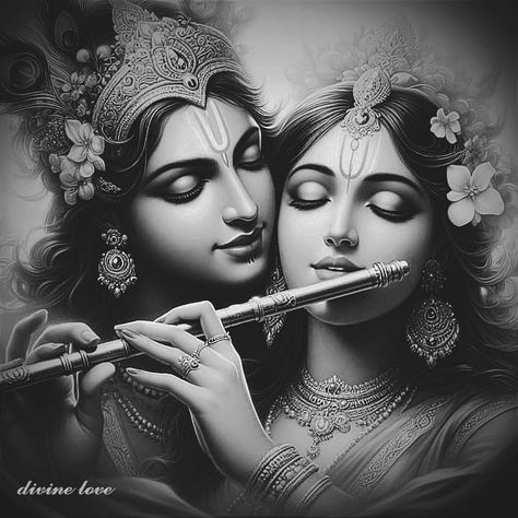 Radha Krishna Charcoal Sketch, Radhakrishna Drawing, Radha Krishna Sketch, God Sketch, Beautiful Pencil Sketches, Iron Man Fan Art, God Drawing, Krishna Tattoo