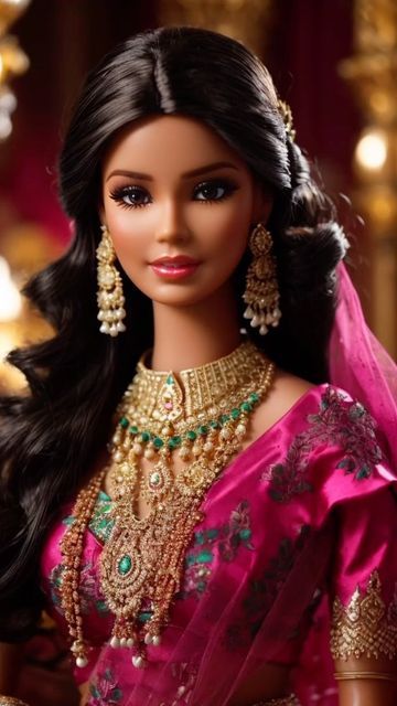 Barbie Fantasy Land on Instagram: "A stunning Indian Barbie 🇮🇳🇮🇳 where to next? #indianbarbie #aigenerated" Indian Barbie Doll, Indian Barbie, Mehndi Makeup, Face Inspiration, Pretty Barbie, London Painting, Where To Next, Barbie Collector Dolls, Indian Dolls