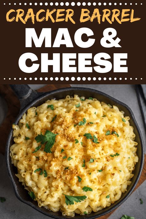 Have Cracker Barrel Mac and Cheese right at home with this easy copycat recipe! It's creamy, rich, and of course, as cheesy as it gets! Cracker Barrel Mac And Cheese Recipe, Cracker Barrel Mac And Cheese, Pot Brownies, Fodmap Lunch, Infused Recipes, Cracker Barrel Recipes, Macaroni Recipe, Fodmap Diet Recipes, Green Recipes