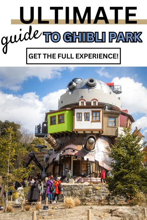 This is the Ultimate Guide to Ghibli Park! Are you a fan of Hayao Miyazaki’s films and want to experience the whimsy and magic for yourself? If you’re planning your next trip to Japan, Ghibli park truly is a must-go. This guide will help you experience everything to the fullest. Check it out! Ghibli Park Nagoya, Ghibli Park Japan, Studio Ghibli Park, Studio Ghibli Japan, Ghibli Park, Japan Ghibli, Miyazaki Japan, Studio Ghibli Films, Japan Bucket List