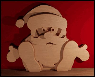 Christmas Scroll Saw Patterns Free, Santa Templates Free Printable, Scroll Saw Patterns Free Templates Printable Stencils, Wooden Santas Diy, Steve Good Scroll Saw Free Pattern, 3d Scroll Saw Patterns Free, Steve Good Scroll Saw Patterns, Wooden Santa Crafts, Scroll Saw Christmas Projects