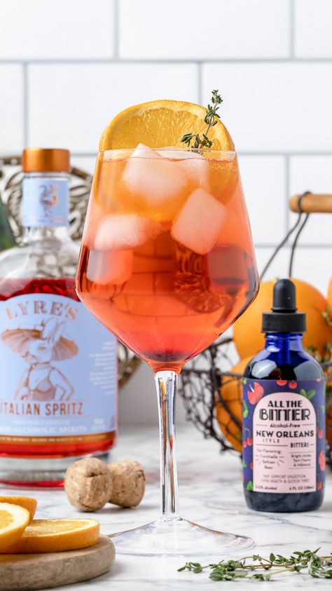 Aperol Spritz Recipe Mocktail, Aperol Spritz Non Alcoholic, Aperol Spritz Mock Tail, Non Alcoholic Aperol Spritz, Aperol Spritz Mocktail, Wine Mocktail Recipe, Alcohol Free Cocktails Recipes, Italian Mocktail Recipe, Ginger Beer Mocktail Non Alcoholic