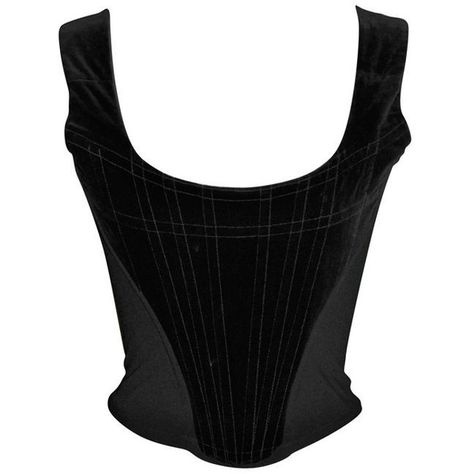 Pre-owned Vivienne Westwood Bustier top ($1,875) ❤ liked on Polyvore featuring tops, corsets, shirts, accessories, corsages, corset shirt, bone corset, bustier corset, corset bustier and black bustier top Vivienne Westwood Tops, Black Bustier Top, Png Clothes, Corset Shirt, Black Corset Top, Corset Tops, Black Bustier, Corset Style Tops, Corset Bustier