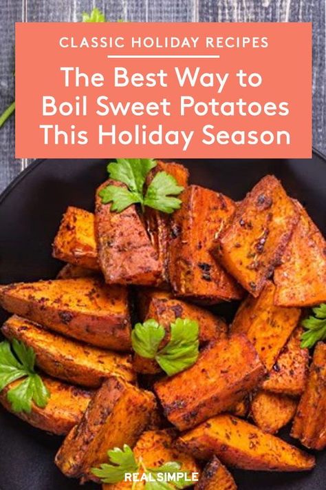 Sweet Potato Recipes Boiled, Sweet Potato Boiled Recipes, Boiled Sweet Potato, Boiled Sweet Potato Recipes, Raw Sweet Potato, Boiling Sweet Potatoes, Sweet Potato Recipes Healthy, Freeze Sweet Potatoes, Cooking Sweet Potatoes