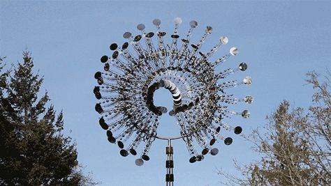 wind sculpture mesmerizing Anthony Howe, Organic Sculpture, Wind Sculptures, Psy Art, Kinetic Art, Kinetic Sculpture, Wind Power, Sculpture Installation, Sculptures & Statues