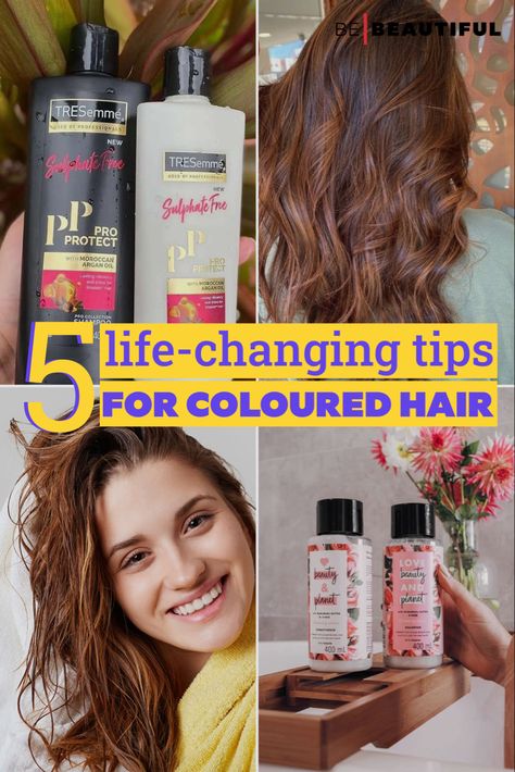 Tips to take care of coloured hair and avoid colour fading Hair Care For Colored Hair, Soft Hair Mask, Color Treated Hair Care, Global Hair Color, Tresemme Keratin Smooth, Best Hair Mask, Societal Norms, Beauty Planet, Hair Repair Mask