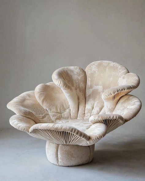 🍄‍🟫 Fungus furniture concepts by @pauloctavious giving us plenty of inspiration for forecasted micro jewellery trend for SS25 ‘Fun with Funghi’. Mushrooms continue to serve as a hero product across textiles, packaging and lifestyle brands, favoured for their rapid growth and minimal environmental impact. 🍄 This micro trend pays homage to this super ingredient with whimsical fungi-inspired jewellery. Shop our latest jewellery trend book via the link in our bio ⛓️‍💥 #fashion #art #interiors... Mushroom Chair, Girl Apartment Decor, Funky Furniture, Cozy Apartment, Apartment Design, Aesthetic Room Decor, Luxurious Bedrooms, Luxury Living Room, Minimalist Home