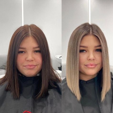 Shoulder-Length Lob Haircut for Straight Hair Long Asymmetrical Bob, Side Curls, 50 Hairstyles, Asymmetrical Bob, Natural Wavy Hair, Lob Haircut, Low Lights Hair, Shoulder Length Hair Cuts, High Ponytail