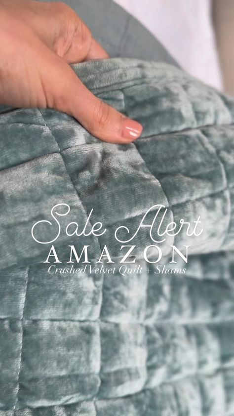 RECYCO Luxury Velvet Quilt Set … curated on LTK Velvet Quilt Bedding, Velvet Bedding Bedroom Ideas, Green Velvet Bedding, Velvet Bedding Sets, Bedroom Quilts, Christmas Bedding, Velvet Quilt, Velvet Bed, Quilted Coverlet