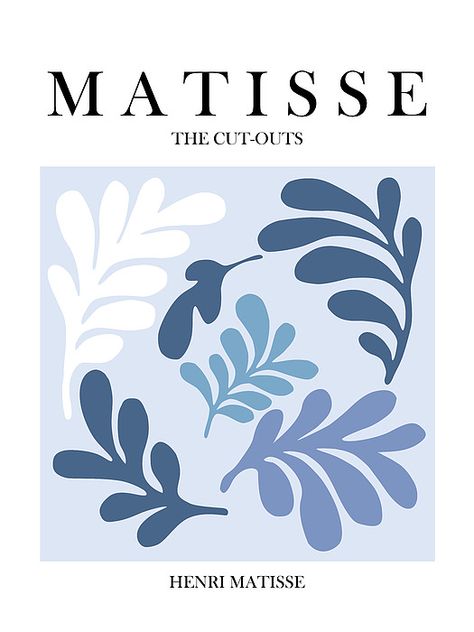 Astro Illustration, Matisse Illustration, Printable Wall Collage, Matisse Paintings, Art Matisse, Dorm Posters, Matisse Prints, Danish Pastel, Blue Poster