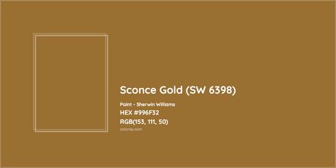 Different Gold Colors, Mossy Gold Sherwin Williams, Saucy Gold Sherwin Williams, Different Gold Sherwin Williams, Sherwin Williams Paint Neutral, Gold Paint Colors, Munsell Color System, Rgb Color Codes, Paint Color Codes