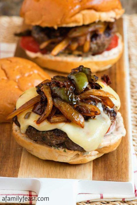 Recipe Index - A Family Feast® - Page 35 Grilled Hamburger Recipes, Best Hamburger Recipes, Southwest Burger, Grilling Recipes Sides, Hamburgers Grilled, Grilled Ham, Grilled Steak Recipes, Burger Sliders, Hamburger Recipes