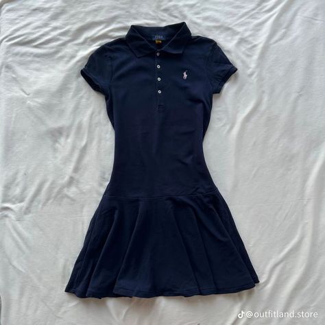 Womens Polo Shirt Outfit, Polo Dress Outfit, Polo Aesthetic, Polo Dress Women, Polo Shirt Outfits, Sassy Outfit, Polo Shirt Dress, Cute Dress Outfits, Ralph Lauren Dress