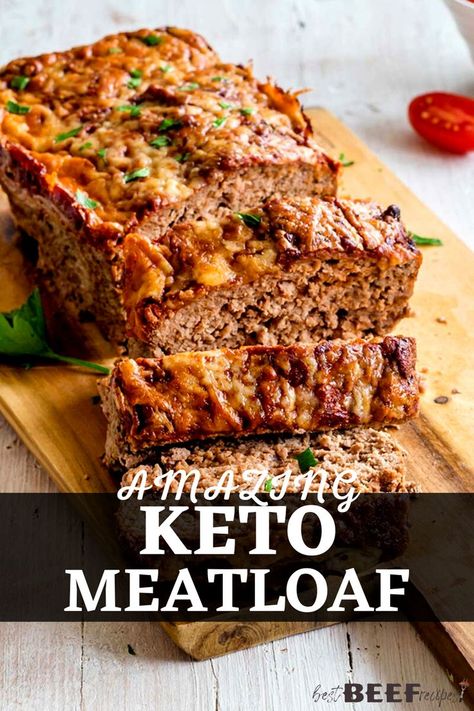 Meatloaf Seasoning, Moist Meatloaf, Keto Meatloaf, Meatloaf Mix, Low Carb Meatloaf, Low Sugar Diet Recipes, Delicious Meatloaf, Homemade Meatloaf, Keto Beef