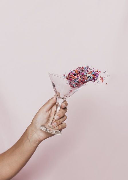 Free Photo | Spilling confetti out of transparent glass at new years party New Years Product Photography, Confetti Photoshoot, Happy Lab, Confetti Photos, Champagne Bubbles, Hand Photography, Time Photo, Pink Champagne, New Years Party