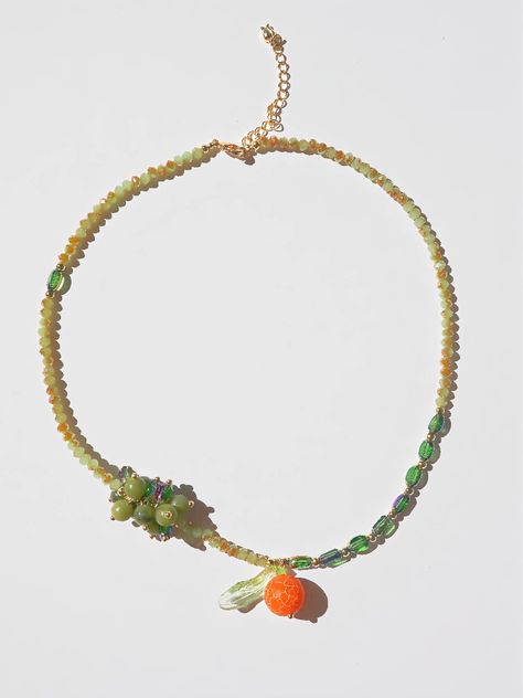 Shop link : https://glamspacejewels.etsy.com/listing/1751368931 Jade & glass beads necklace with fruit pendant Brighten up your summer style with our Glass Beaded Necklace, featuring a mesmerizing Jade & Orange Sparkle Pendant and elegant gold hardware. Each piece is handcrafted with love, making it a unique addition to your jewelry collection. The vibrant beads catch and reflect the light, turning your accessory into a delightful sun catcher that's perfect for sunny days. Ideal for casua... Orange Sparkle, Glass Beads Necklace, Glass Bead Necklace, Sun Catcher, Beads Necklace, Summer Style, Sunny Days, Gold Hardware, Turning