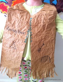 Indian Vest, Thanksgiving Crafts To Make, Native American Vest, Classroom Thanksgiving, Feast Ideas, Pilgrim Costume, Teaching Thanksgiving, Toddler Thanksgiving, Pilgrims And Indians