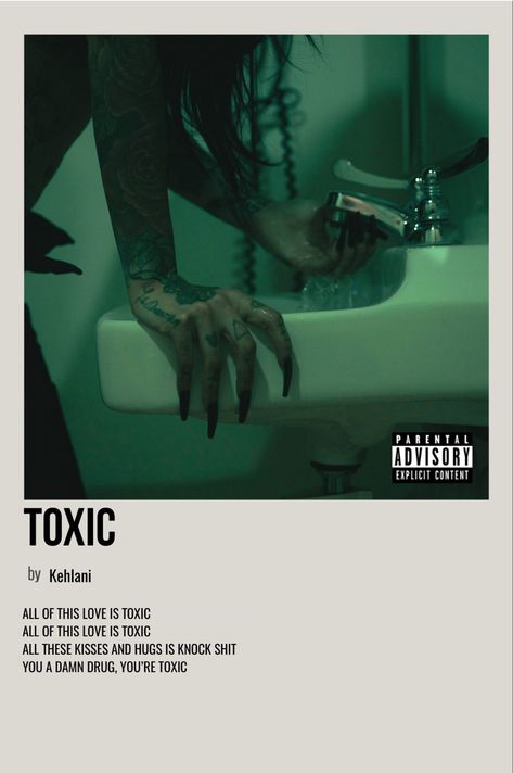 Kehlani Lyrics Wallpaper, Toxic Kehlani, Kehlani Poster Print, Song Covers Aesthetic, Kehlani Album Cover Wallpaper, Kehlani Poster, Kehlani Album Cover, Alternative Minimalist Music Album Cover, Music Album Polaroid Poster