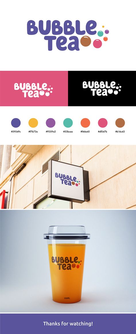 Bubble Gum Branding, Bubble Tea Branding Design, Bubble Tea Graphic Design, Milk Tea Branding, Boba Shop Logo, Boba Tea Logo Design, Boba Tea Branding, Bubble Tea Branding, Boba Illustrations