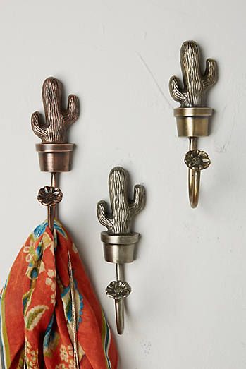 Cactus Bathroom Decor, Cactus Bathroom, Cow Bathroom, Coat Hooks On Wall, Cactus Party, Unique Cabinets, Cactus Decor, Western Home, Western Homes