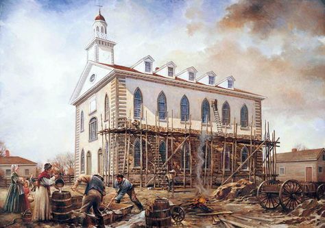 Is the Church of Christ actually the recognized successor of the early church? Kirtland Temple, Nauvoo Temple, Mormon History, Lds Church History, Mormon Art, Doctrine And Covenants, Lds Art, Temple Art, Church History