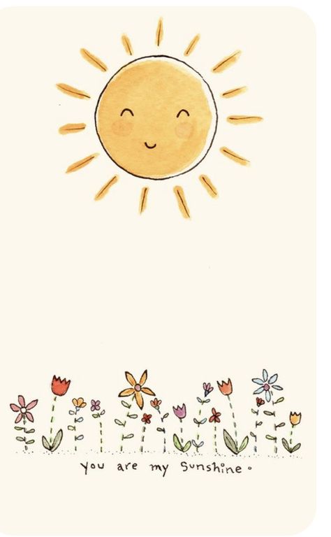 Sun Doodles Aesthetic, Sunshine Drawing Aesthetic, Cute Sun Drawing Aesthetic, Sunshine Watercolor Painting, Sunshine Drawing Simple, Easy Spring Drawings Simple, Spring Doodles Simple, Spring Aesthetic Drawing, Easy Sun Drawing