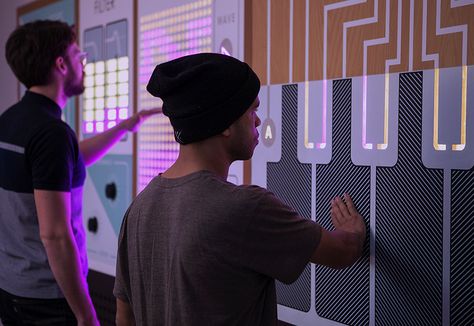 MAUD: The Interactive Synthesizer Wall Interactive Music Installation, Interactive Music Wall, Interactive Sound Wall, Music Installation, Coachella 2020, Technology Devices, Interactive Marketing, Marketing Activities, Innovation Hub