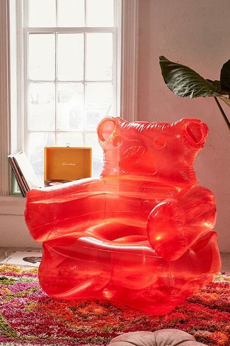 Hate Christmas, Bear Chair, نباتات منزلية, Inflatable Chair, Step Sister, Older Sister, Room Deco, Indie Room, Cute Bedroom Decor