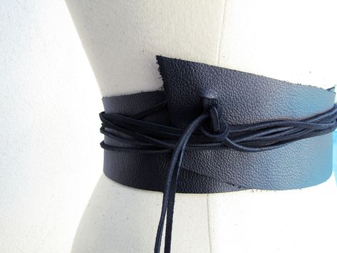 Diy Wide Belt, Fabric Belt Diy, Corset Belt Diy, Obi Belt Diy, Diy Leather Belt, Corset Sewing, Leather Obi Belt, Leather Wrap Belt, Belt Pattern