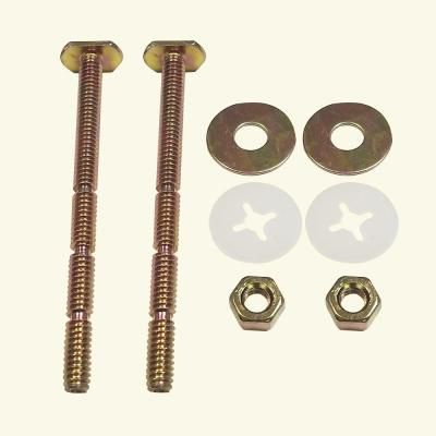 1/4 in. x 3-1/2 in. Snap-off design Floor Bolt Set Bowl-To-Floor Metal Fence Posts, Design Toilet, Sliding Barn Door Track, Sewage Pump, Break Off, Canvas Drop Cloths, Toilet Repair, Toilet Installation, Hardware Cloth